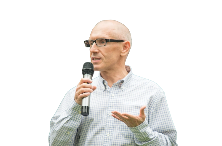 A photograph of Dr Michael Birkett